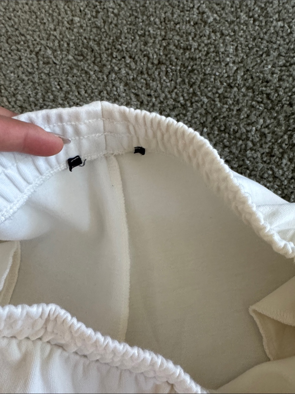 Zara women Wide Leg Knit Pants - White - Picture 4 of 5